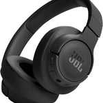 JBL Tune 720BT Audífonos Inalámbricos Bluetooth, Drivers de 40mm, Reproducción 76 Horas, Plegables - AZUL Asistente de Voz - Negro