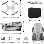 Raganet, Mini Drone Con Cámara Cuadricoptero, Control Remoto Y Estuche