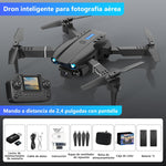 E99 Mini Drone Con Cámara 4K, Drones Control Plegable Remoto de visualización con 2 Baterías, 5G WIFI, Posicionamiento del Flujo óptico, Dron para Principiantes, Adolescentes y Adultos Regalo