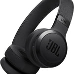 JBL Live 670NC - Auriculares inalámbricos supraaurales con cancelación de ruido adaptativa con ambiente inteligente, batería de hasta 65 H con carga rápida, diseño ligero, cómodo y plegable (negro