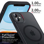 Funda Magnética iPhone 11 [Compatible con Magsafe][Lleno Cámara Proteccion], Carga Inalámbrica, Carcasa Antigolpes