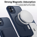 Funda Magnética iPhone 11 [Compatible con Magsafe][Lleno Cámara Proteccion], Carga Inalámbrica, Carcasa Antigolpes