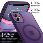 Funda Magnética iPhone 11 [Compatible con Magsafe][Lleno Cámara Proteccion], Carga Inalámbrica, Carcasa Antigolpes