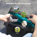 Hiseeu Cámaras solares de seguridad inalámbricas para exteriores, a baterías, 3K 4MP, Wi-Fi para seguridad en el hogar, detección de movimiento, impermeables, visión nocturna de color, audio de 2 vías