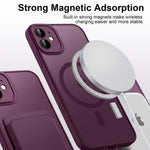 Funda Magnética iPhone 11 [Compatible con Magsafe][Lleno Cámara Proteccion], Carga Inalámbrica, Carcasa Antigolpes
